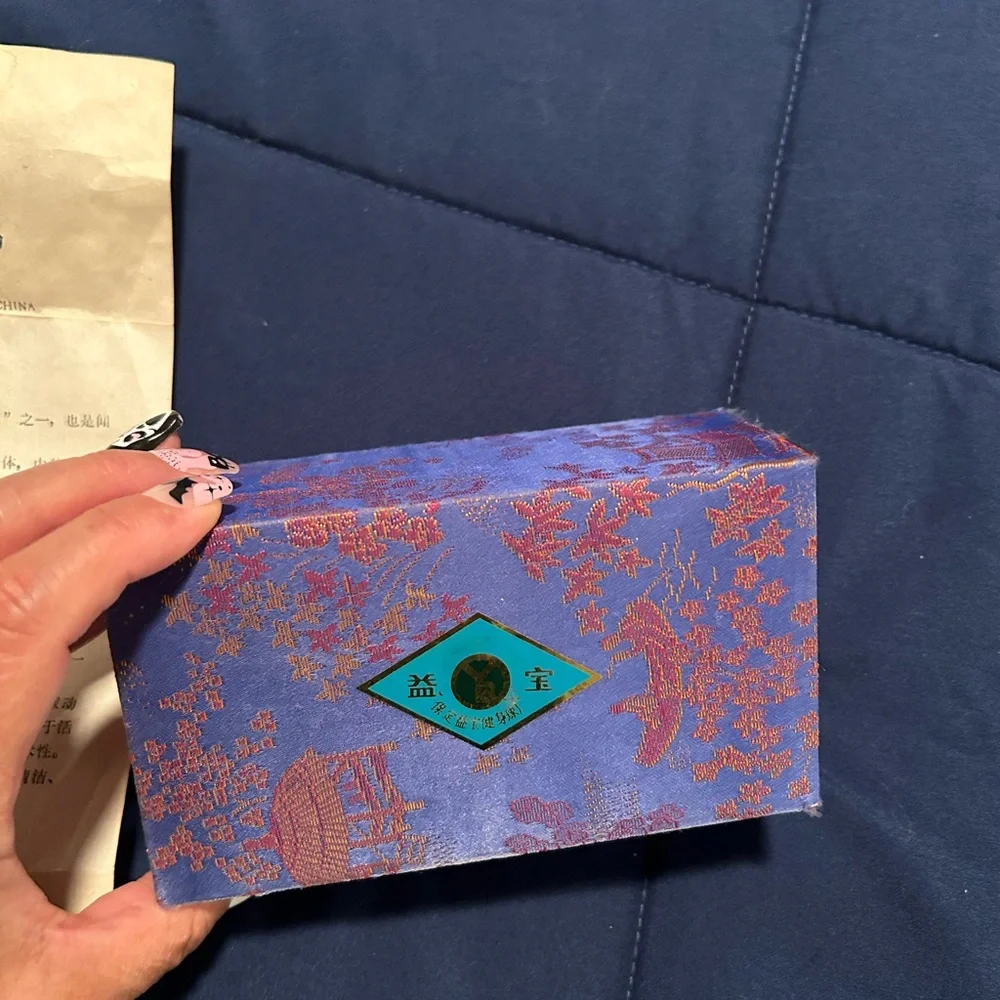 VINTAGE ASIAN Chiming Stress Balls • 2 Green w/ Dragons • - Picture 4 of 7